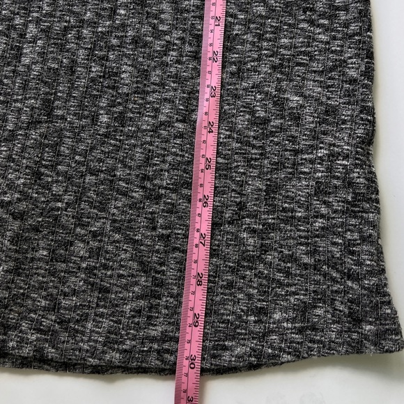 Abercrombie And Fitch Black White Soft Knit Tunic Size S Short Sleeve Comfort - Picture 8 of 12